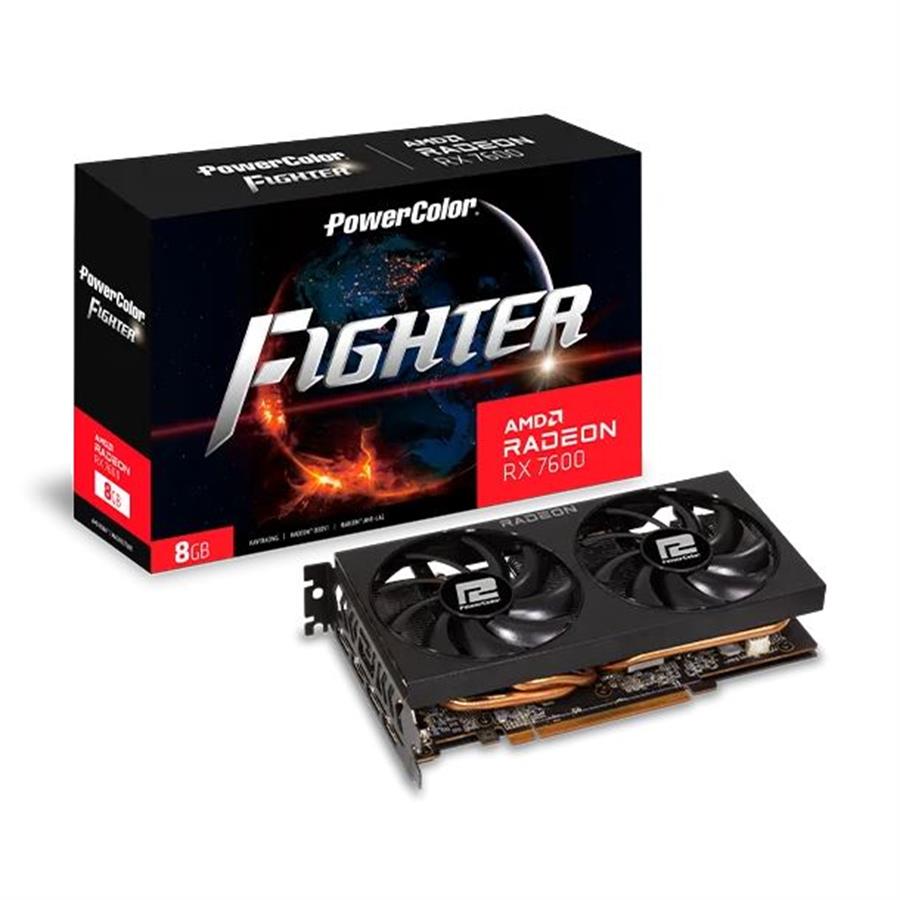 Placa Video RADEON RX 7600 8GB POWERCOLOR FIGHTER