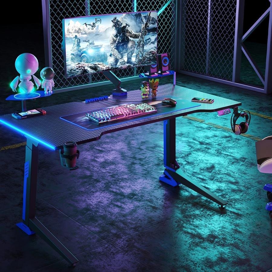 ESCRITORIO SMART GAMER CASSÉ HOME PRO RGB c/ Elevación vertical regulable