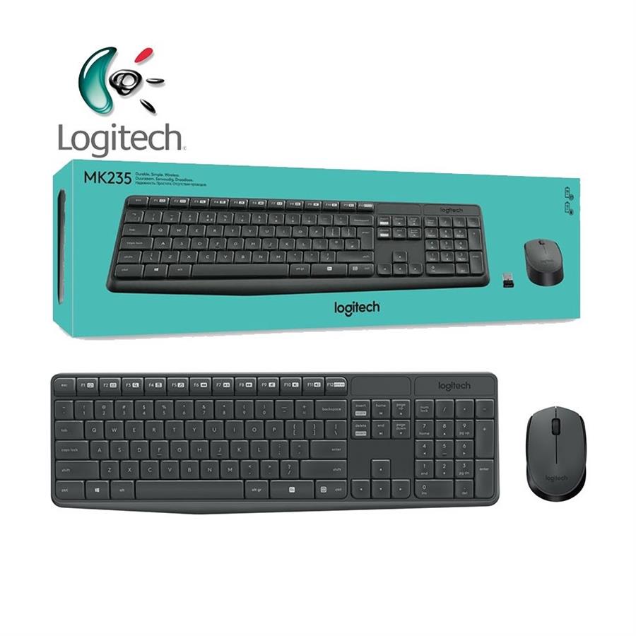 Teclado + Mouse Inalámbrico Logitech MK235