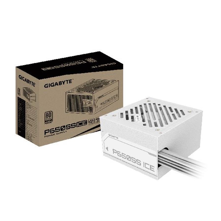 FUENTE 650W GIGABYTE GP-P650SS ICE 80 PLUS SILVER BLANCA