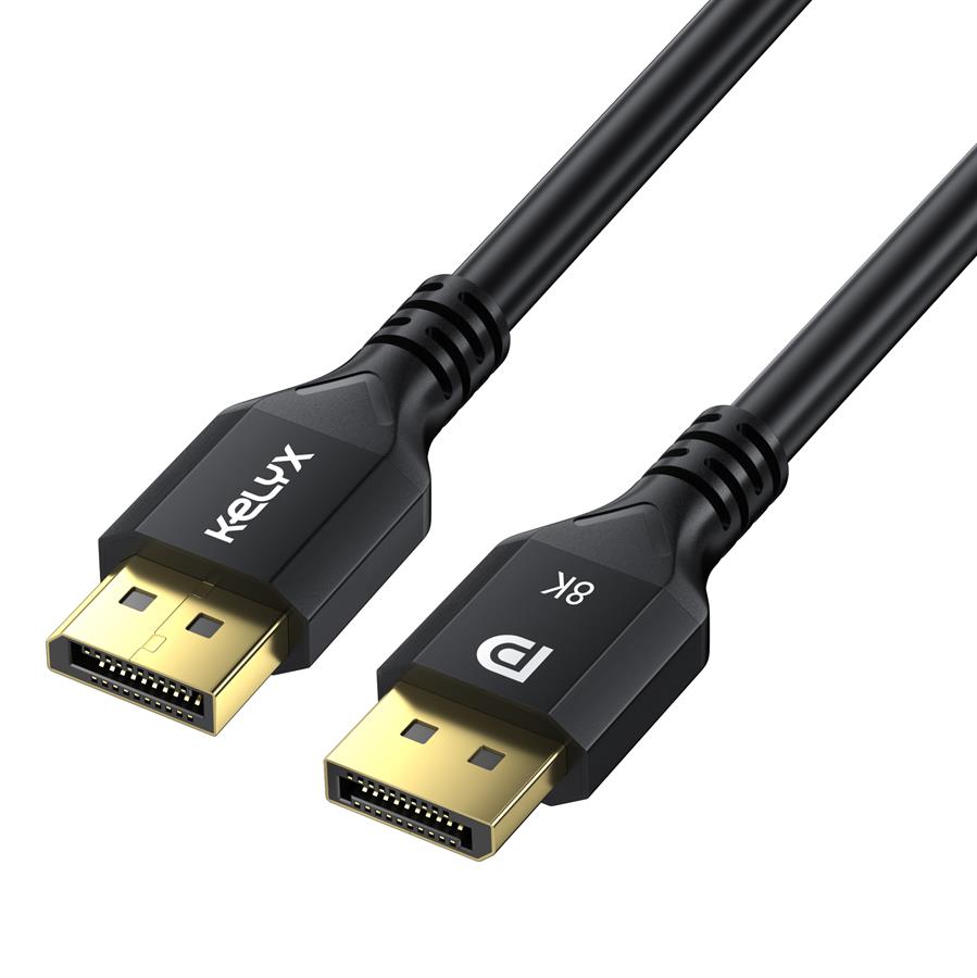 Cable Kelyx Display Port 1.4 4K A 120Hz / 8K 60Hz 48Gbps 1.5 Mt