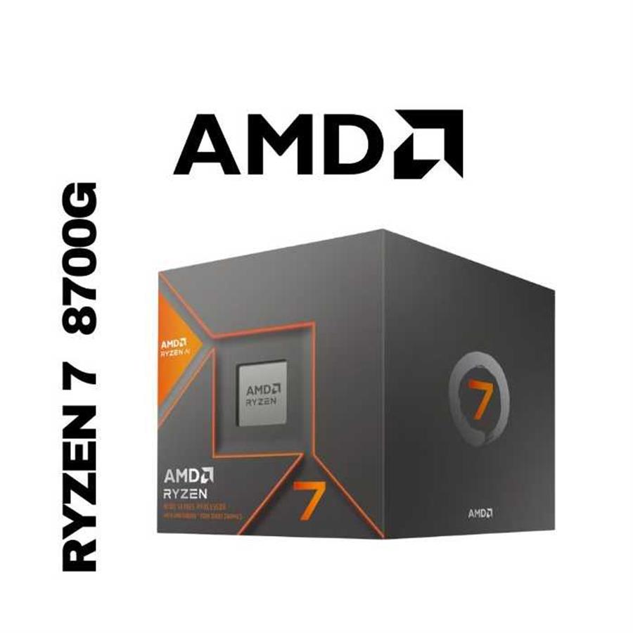 MICRO AMD RYZEN 7 8700G C/VIDEO Radeon 780m integrada C/COOLER AM5