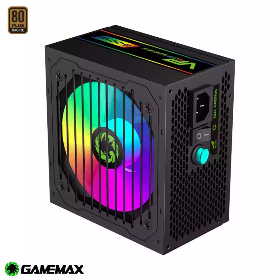 Fuente Gamemax 600W VP-600 80+ Bronze RGB