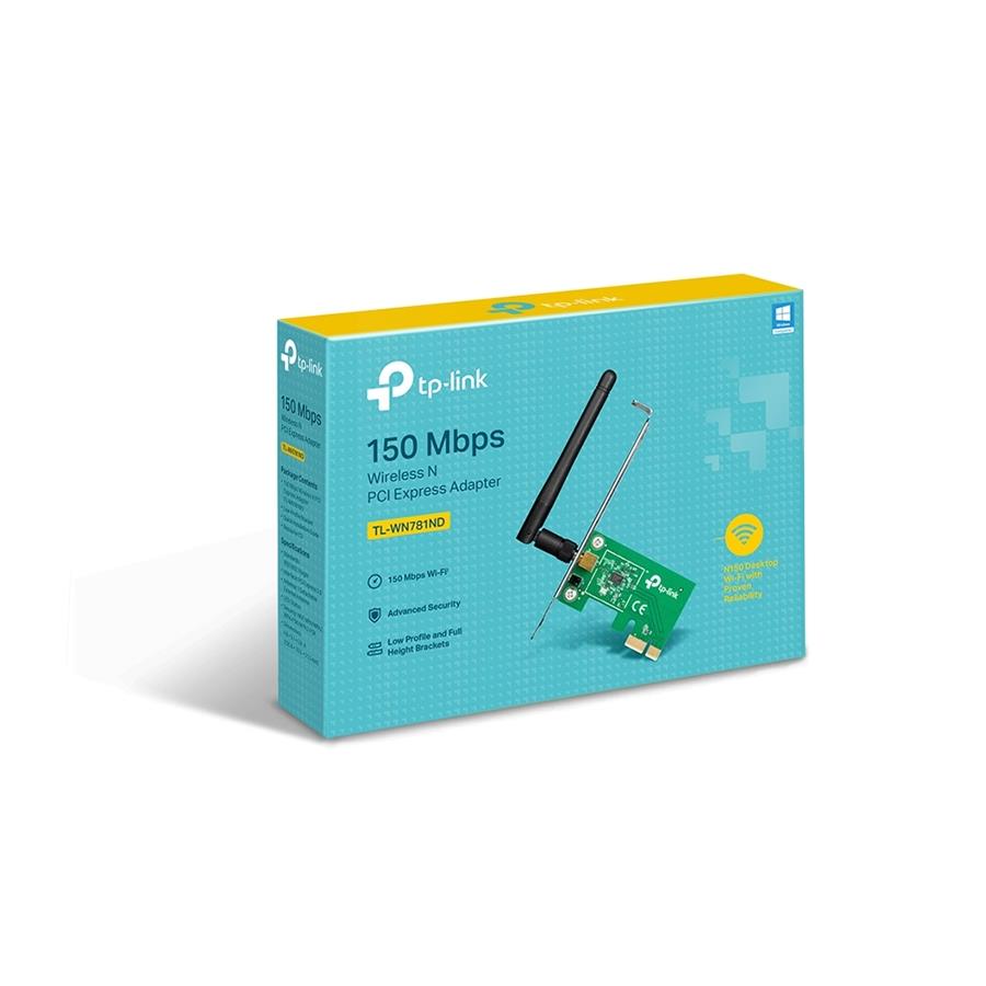 Placa PCI WiFi Tp-Link 150Mbps 2.4Ghz