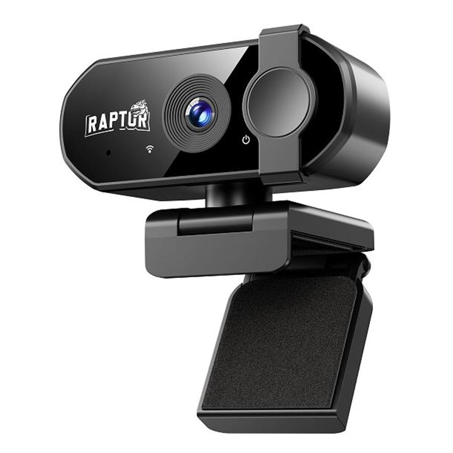WEBCAM RAPTOR VISION 4K C/MICROFONO C/TAPA