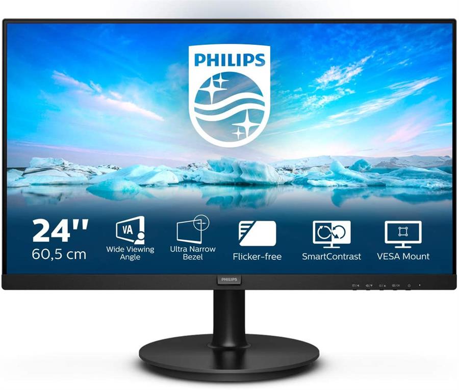 MONITOR 24 PHILIPS FullHD 1080p HDMI 241V8L/77 VA FHD 75HZ