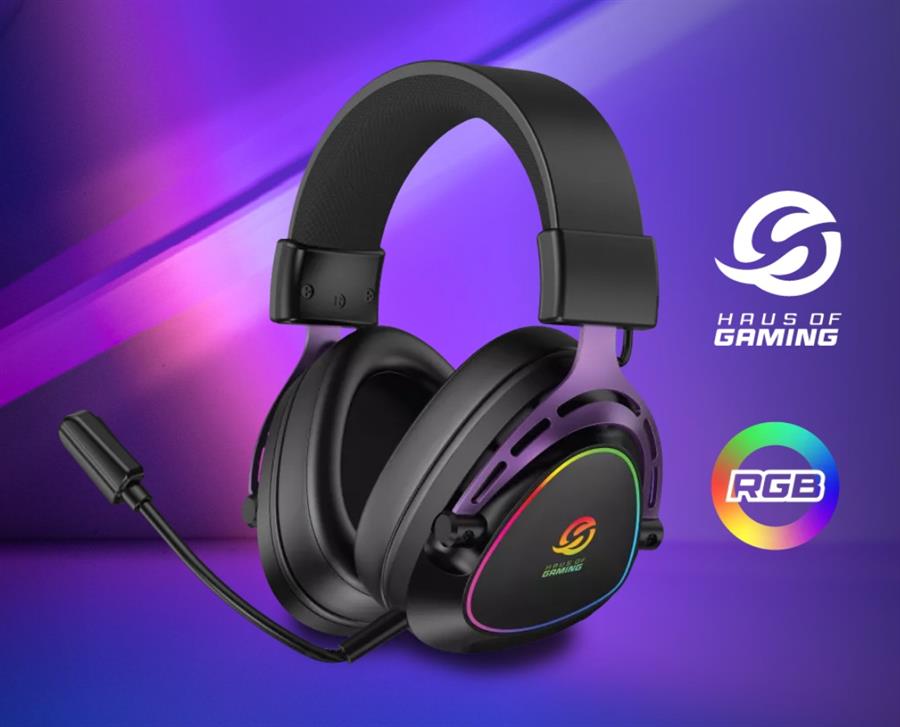 Solarmax Auriculares RGB WIRED GAMING HEADSET GHS59V Cable
