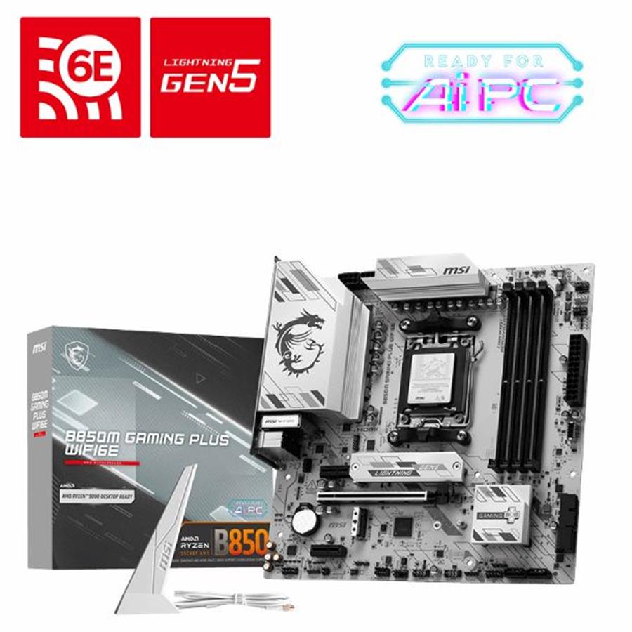 MOTHER MSI B850M GAMING PLUS WIFI6E DDR5 AM5