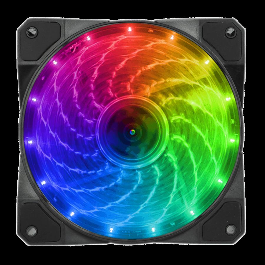 Cooler FAN GAMEMAX P/ GABINETE 120MM ARGB FN-12RAINBOW-M RGB