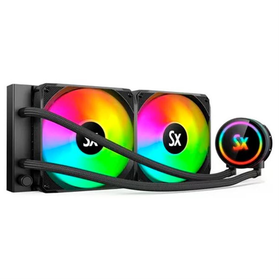 WATERCOOLER 240MM SOLARMAX WC-B240 NEGRO ARGB COOLING 240 TDP 280w