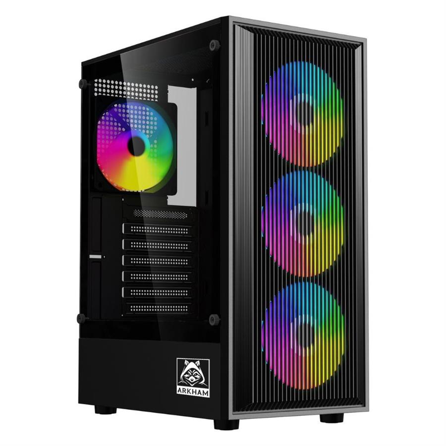 Gabinete ARKHAM Vorus Eco C/Coolers X4 ARGB