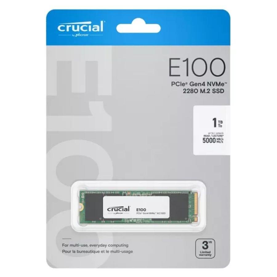 SSD 1TB CRUCIAL E100 M.2 NVME GEN4 5000MB/S 2280