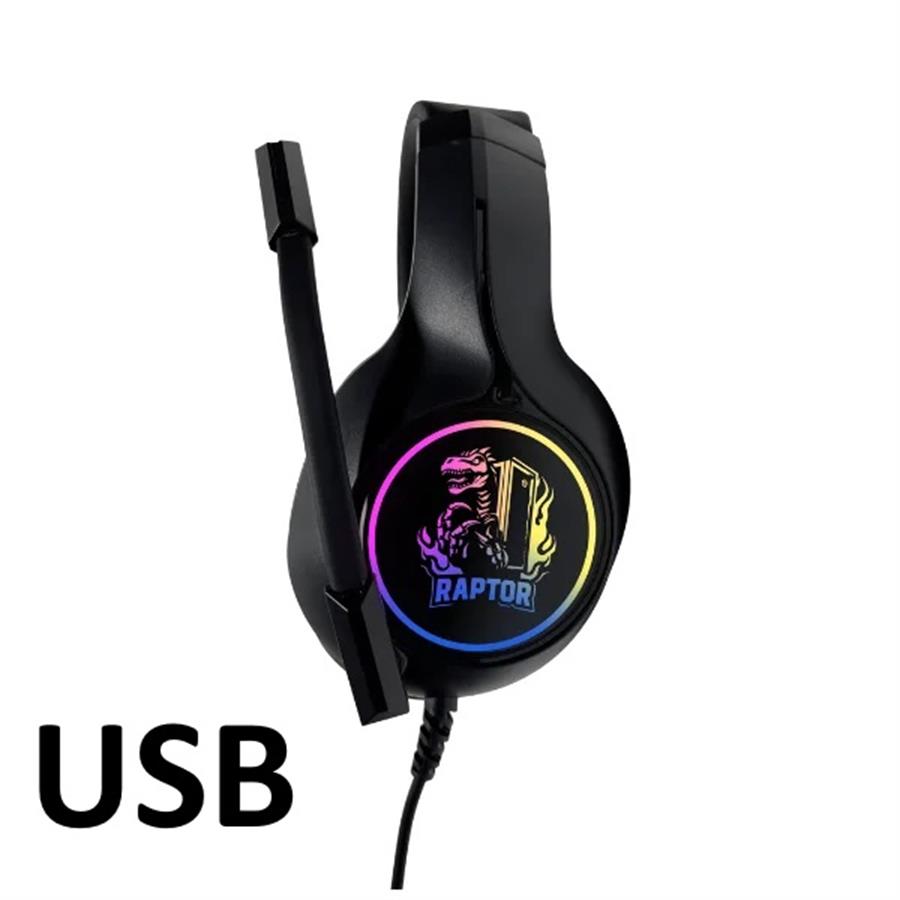 AURICULARES RAPTOR SHADOW CORE RGB 7.1 USB