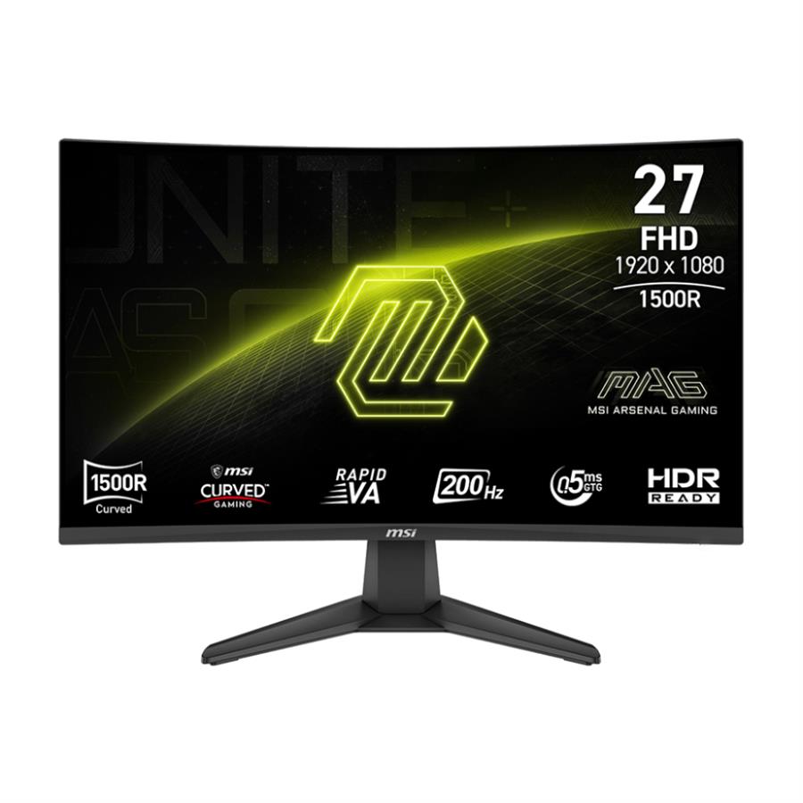 Monitor 27" MSI CURVO, 200Hz, 276CF MAG E20 FullHD IPS